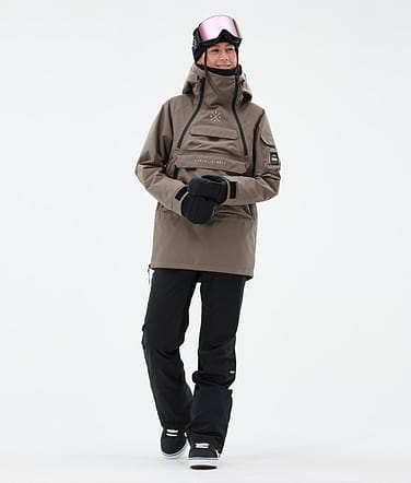 Dope Akin W Snowboard Outfit Women Walnut/Black