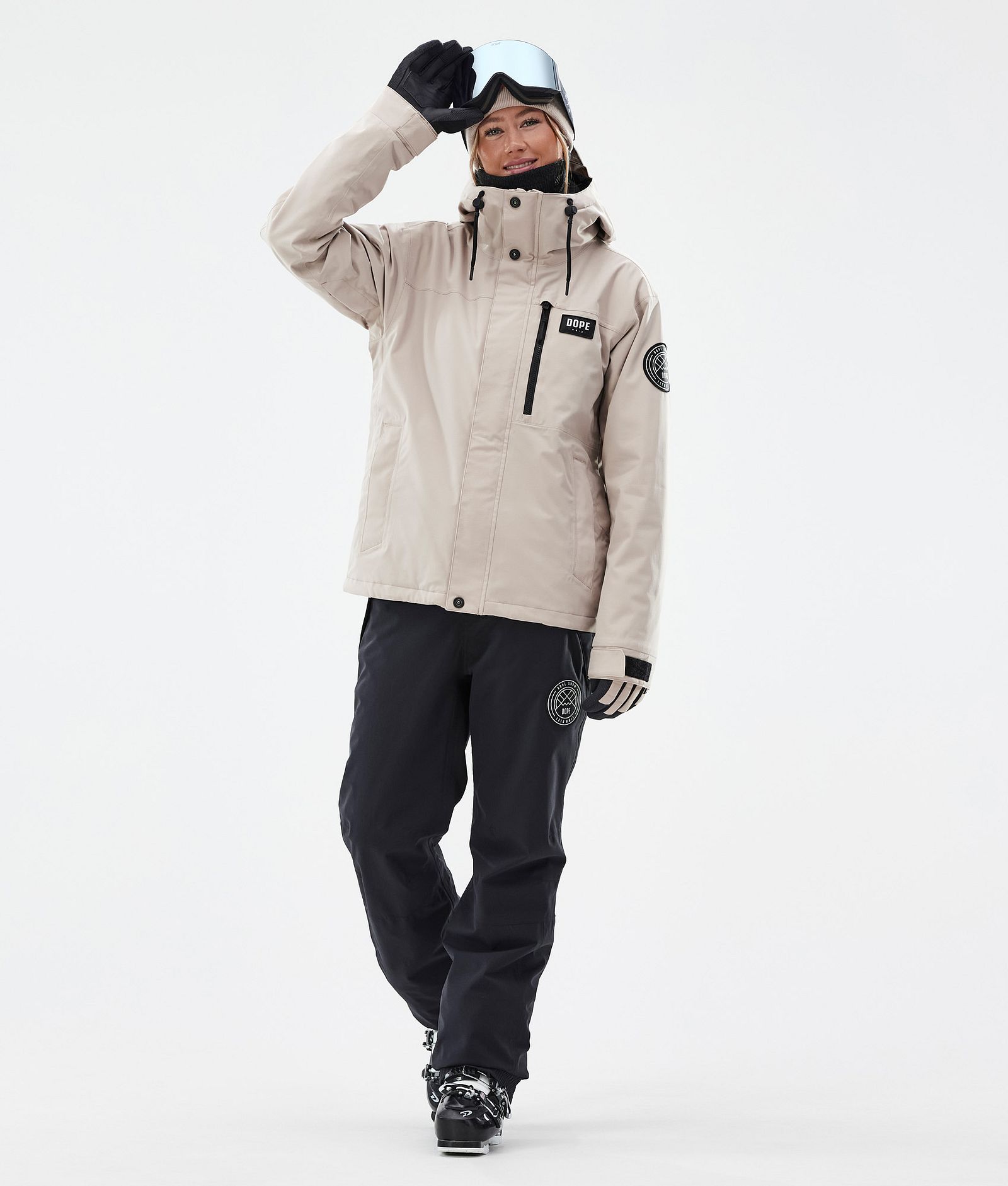 Dope Blizzard W Full Zip Outfit Sci Donna Sand/Black, Image 1 of 2