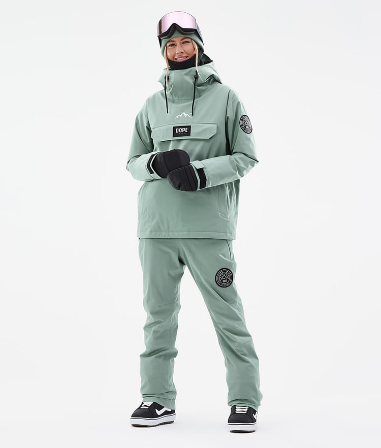 Dope Blizzard W Snowboard Outfit Damen Faded Green/Faded Green, Image 1 of 2