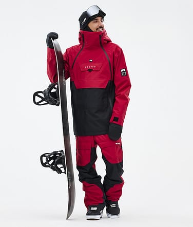 Montec Doom Outfit Snowboard Uomo Deep Red/Black