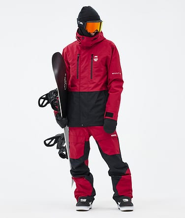 Montec Fawk Outfit Snowboard Uomo Deep Red/Black