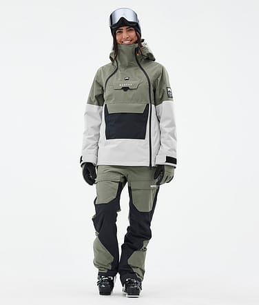 Montec Doom W Ski Outfit Dame Greenish/Black/Light Grey