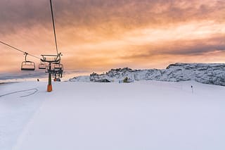 Skiing Near Trento