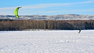 Ski/Snowboard zum Snowkiting